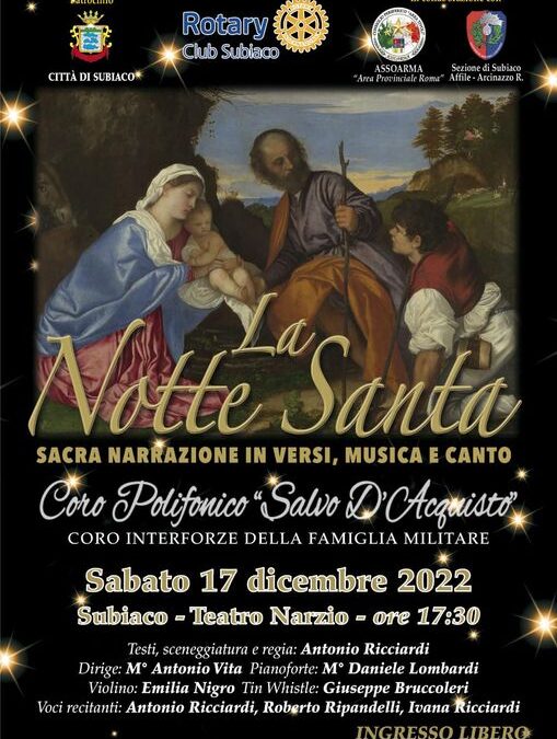 Versi, Musica e Canto al Teatro “Narzio” di Subiaco