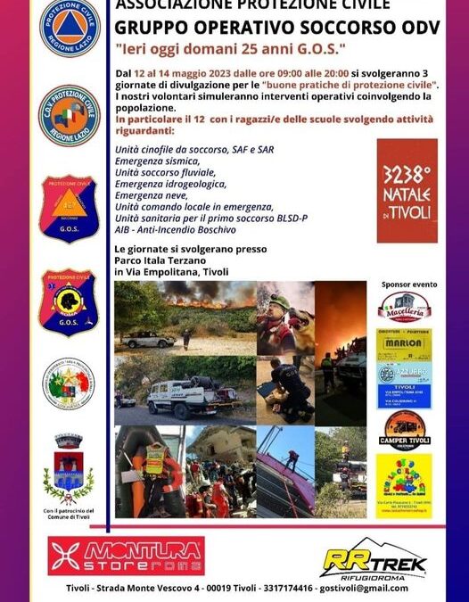 Ieri, Oggi, Domani, 25 anni di G.O.S.