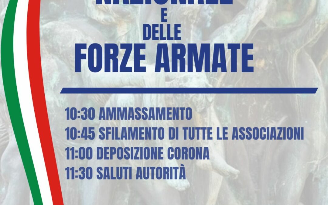 Giornata dell’Unità nazionale e delle Forze Armate