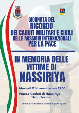 In memoria delle vittime di Nassiriya