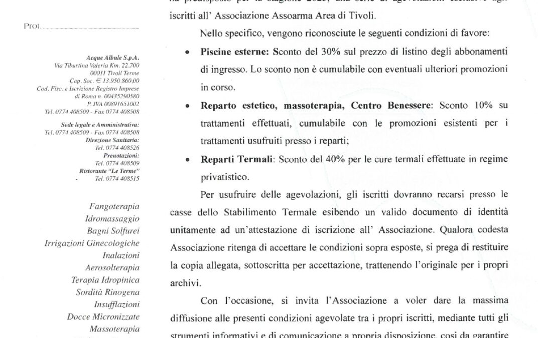 Convenzione Nazionale Assoarma